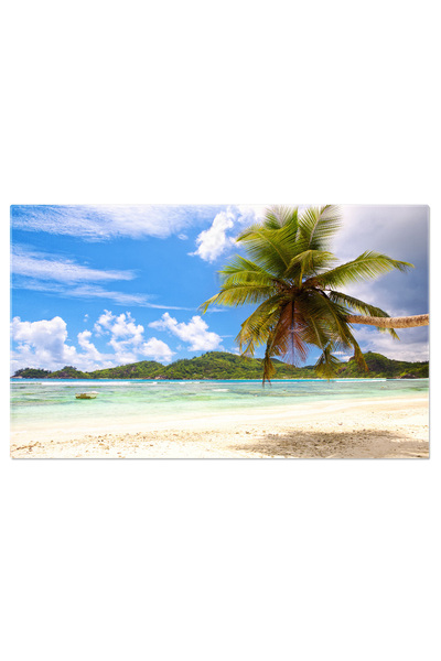 StoryGift Romania Tablou Canvas - Paradis In Insulele Seychelles - Plaja, Mar...
