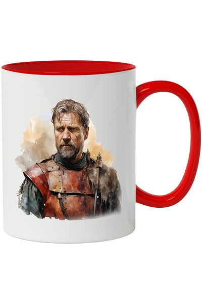 StoryGift Romania Mug With Jamie Lannister, Character, Game of Thrones, Fantasy, Multicolor 330 m, With ,STG