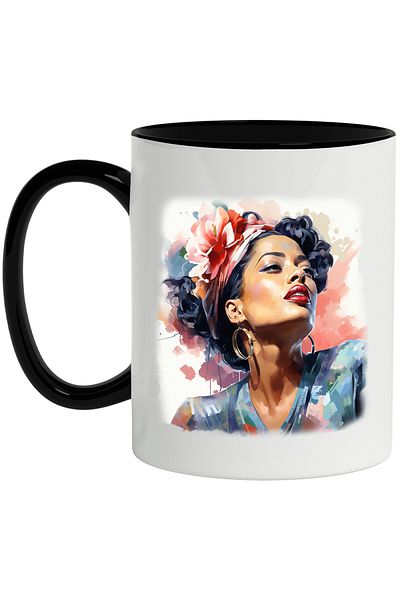 StoryGift Romania Mug With Rihanna, Singer, Artist, Musician, Celebrity, Multicolor 330 ml, Ceramics, With ,STG