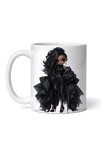 OEM Cană albă personalizată, Demon Doll Brook, INOVATIX®. 330ml