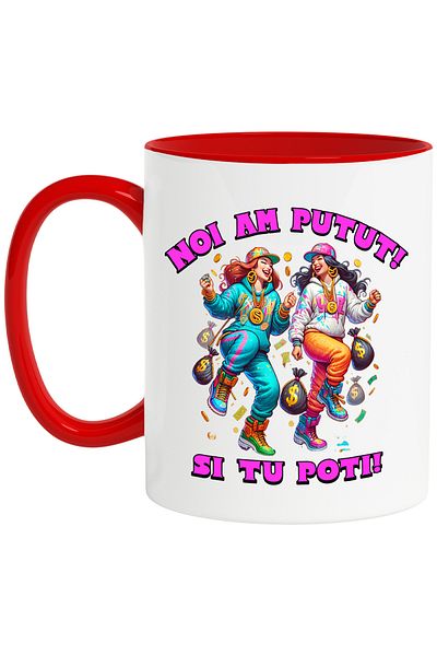 StoryGift Romania Best Rich Friends Mug Motivational Text We Could Do It So Can You, 33, With ,STG