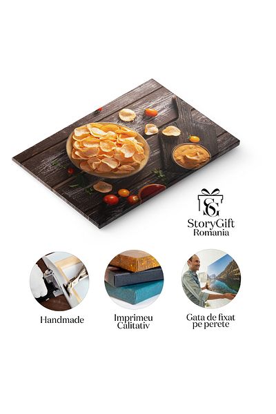 StoryGift Romania Canvas Print - Crunchy Delicacies - The Perfect Snacks For A Relaxing Evening