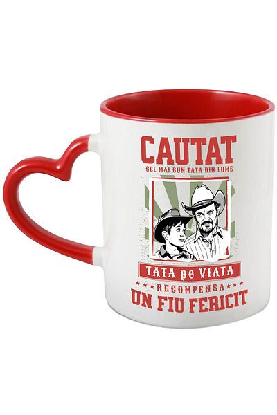 StoryGift Romania Most wanted mug Father son family relationship love, 330ml, Ceramic with Handle in, With, STG