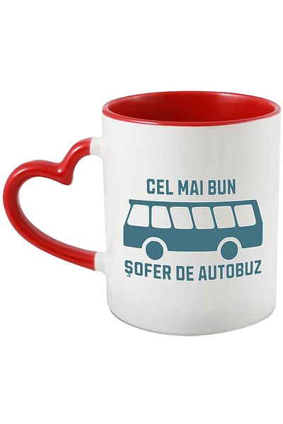 StoryGift Romania Mug Best Bus Driver Driving Lovers, 330ml, Ceramic with Handle, With,STG