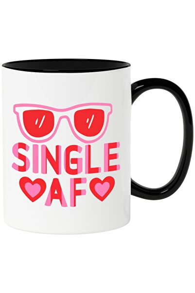 StoryGift Romania Heart Mug for Singles - Sunglasses with Black Handle, With Ma,STG