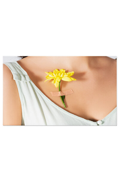 StoryGift Romania Tablou Canvas - Primavara In Stil: Femeie Si Flori - Model,...