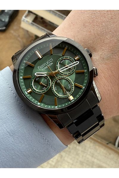 Ferrucci Indicators Active New Season Steel Men's Wrist Watch
