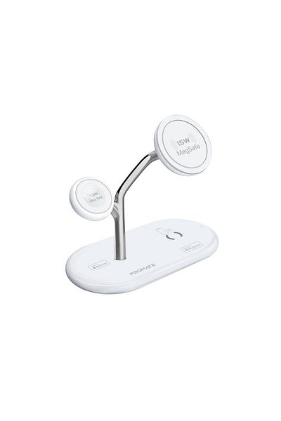 Promate Synergy-Pro Ultra Fast MagSafe Wireless Charger 57W - White