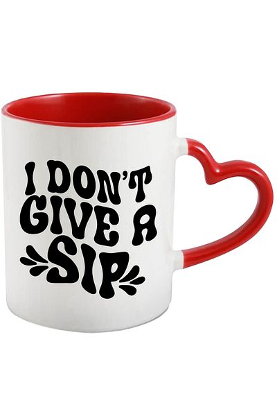 StoryGift Romania Mug with the message in English "I don't give a sip" - I don't give a sip, With ,STG