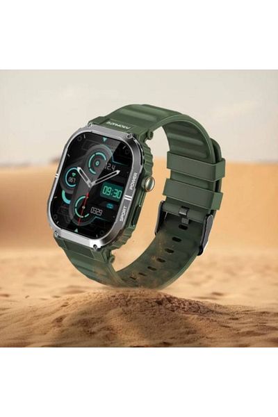 Promate Smart Sports Watch XWatch-SL 2.01 inch - Water Resistant - Supports Bluetooth - Green