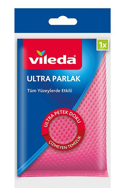 Vileda Ultra Shiny Sponge Pink