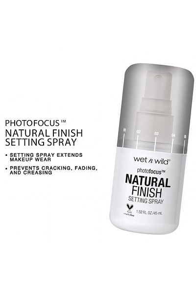 WET N WİLD Wet n Wild Photofocus Setting Spray - Natural Transparent - 45 ml