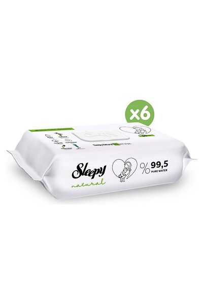 Sleepy Natural Wet Baby Towel 6X90 (540 Sheets)