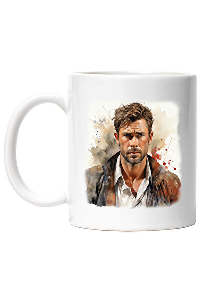 StoryGift Romania Cana Cu Chris Hemsworth, Actor, Celebritate, Filme De Actiune, Multicolor 330 ml, Cu ,STG
