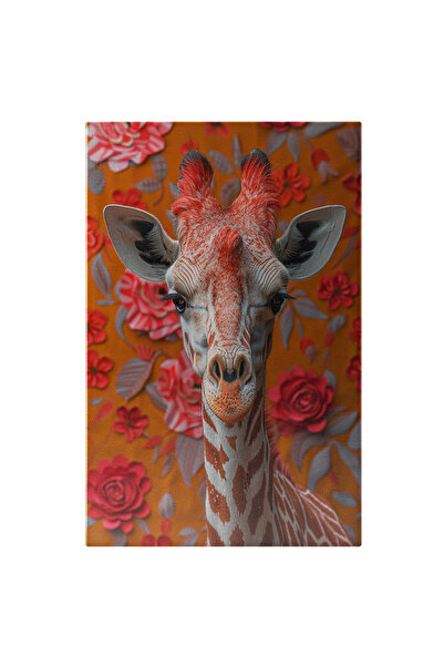 StoryGift Romania Tablou Canvas Înălțimea Girafei Simbol Al Vieții În Sălbăti...