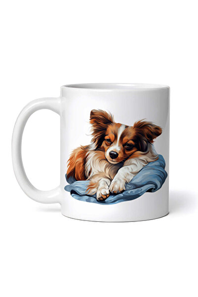 OEM Cană albă personalizată, Papillon, INOVATIX®. 330 ml