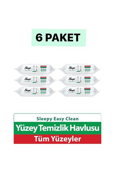 Sleepy Easy Clean Surface Cleaning Towel 6 Pack of 100
