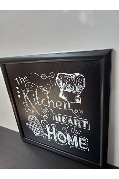 Wooden Factory The Kitchen Is the Heart of the Home, Kitchen Is the Heart of the Home Plastic Framed Painting
