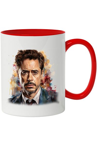 StoryGift Romania Mug With Tony Stark, Iron Man, Marvel, Character, Superhero, Multicolor 330 ml, Ce, Cu,STG