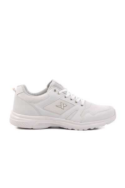 AYAKMOD White Mesh Lightweight Large Size Men's Sports Shoes 020 m
