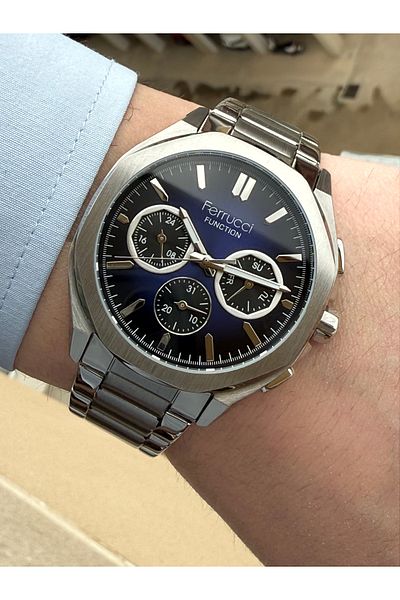 Ferrucci Men Wrist Watch with Indicators Active
