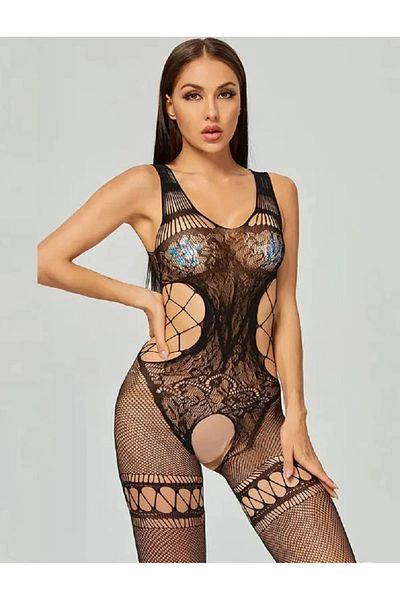 my cherie Изключително гъвкав отварящ се боди чорап