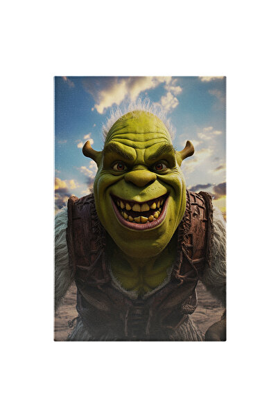 StoryGift Romania Tablou Canvas: - Shrek Malefic- Desen Animat Pictura Digitala