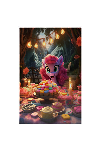 StoryGift Romania Tablou Canvas: Ponei Roz Și Deserturi Ân Cadru De Poveste- ...