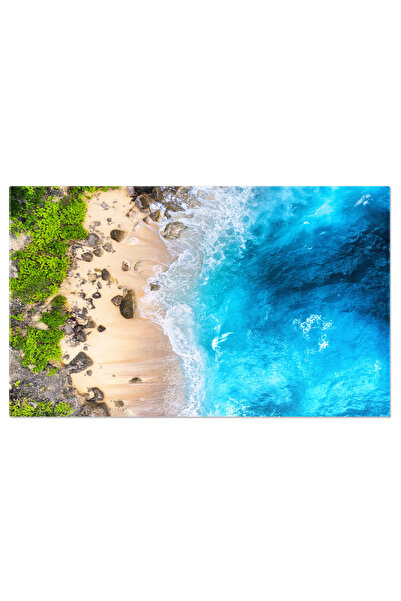 StoryGift Romania Tablou Canvas Valuri Si Stanci Din Perspectiva Aeriana Aeri...