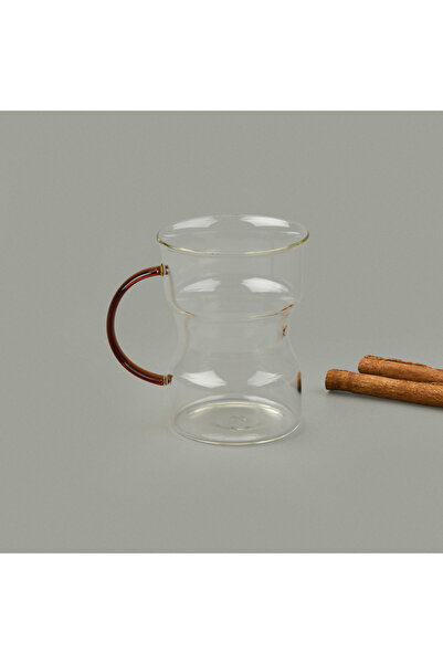 Paçi Set of Colored 3 Glass Mug with Handle, 200 Ml, Stylish and Convenient Drink Container