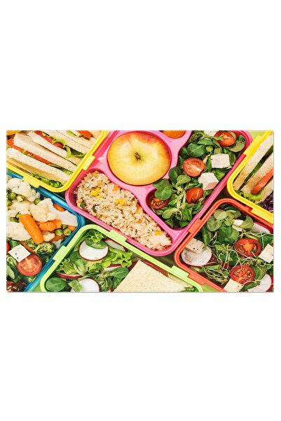 StoryGift Romania Tablou Canvas - Mancare Sanatoasa Pregatita Pentru Pranz - ...