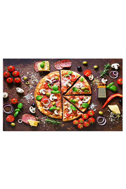 StoryGift Romania Tablou Canvas: Ingrediente Pentru Pizza Italiana - Condimen...