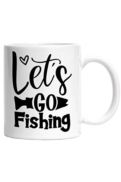 StoryGift Romania Cana cu textul in limba engleza "Let's go fishing" - hai sa...