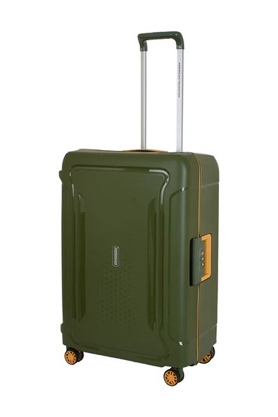 American Tourister Tribus Hardside Medium 69 cm Spinner luggage Olive Green