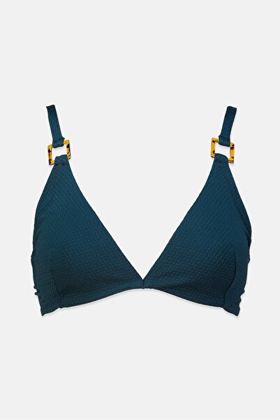 Le Bain By Etam بيكيني علوي نسائي غير مبطن بسلك سفلي، أزرق سماوي