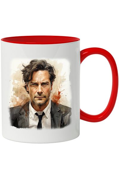 StoryGift Romania Colin Firth Mug, Actor, Celebrity, Movie Lovers, Multicolor 330 ml, C, With, STG