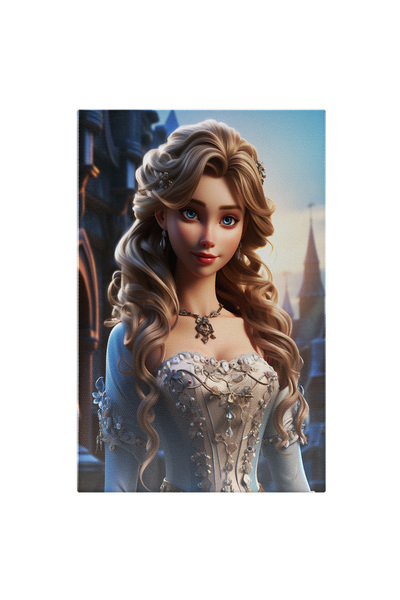 StoryGift Romania Tablou Canvas: Frozen Elsa In Rochie De Gheata Albastra Cu ...