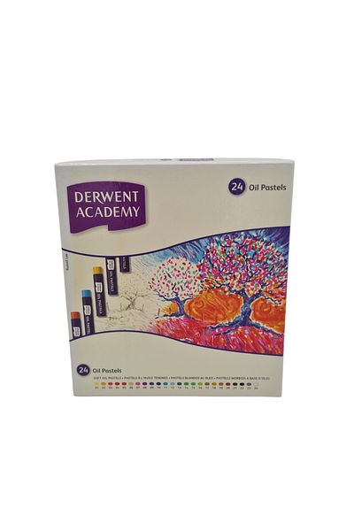 Derwent Academy 24-Pack Oil Pastel (Oil Pastel Paint Set)