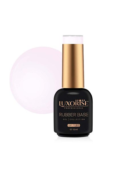 LUXORISE Bază de cauciuc LUXORISE - Roz transparent 10ml
