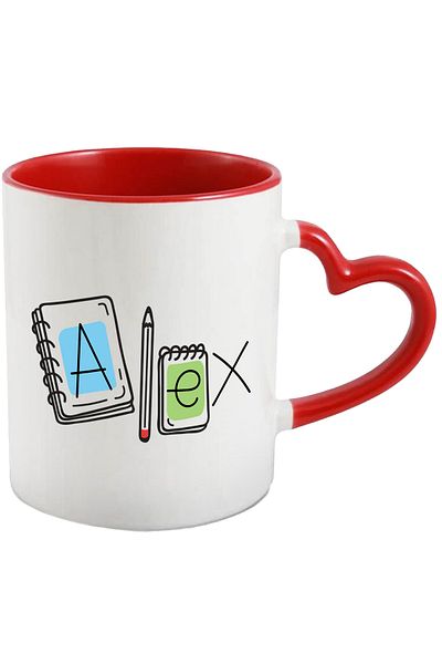 StoryGift Romania Mug With The Name Alex, And Funny Message, Curious, Sociable, Galagio, 330ml, Ceramic, With,STG