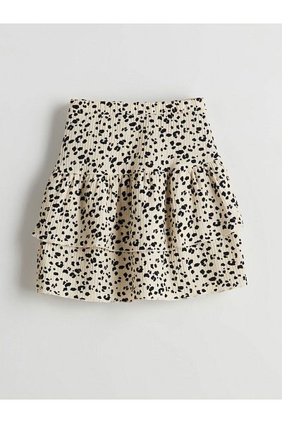 LC Waikiki Ruffled Girl's Skirt with Elastic Waist