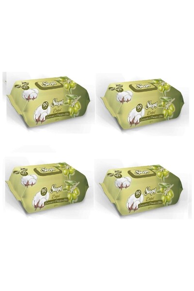 Sleepy 90's Olive Oil Wet Towels - Set of 4
