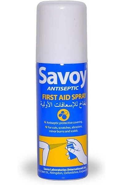 SAVOY Antiseptic First Aid Spray 50 mL – Fast Relief for Cuts, Burns, and Skin Irritations