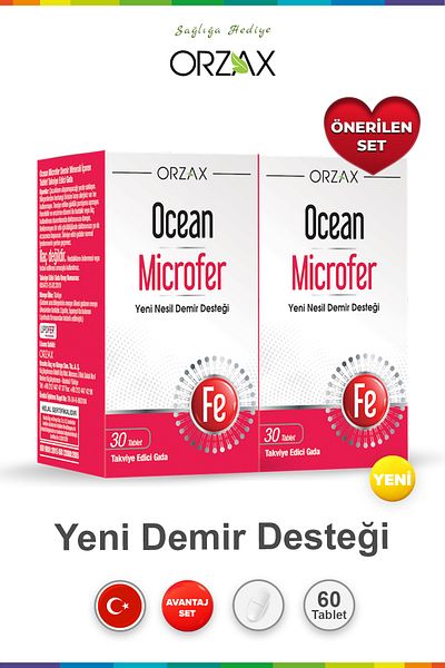 Ocean Microfer 30 Tablets (2 Pieces)