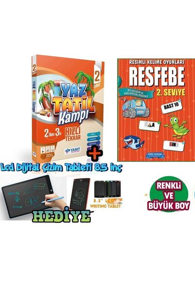 Yanıt Yayınları Yanıt 2. Sınıf Yaz Tatil Seti - 2 .sınıftan 3. Sınıfa Hazırlı...