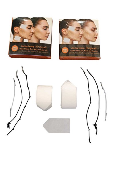 lasting beauty 80 ADET Yüz Gerdirme Kırışıklık Oluşumunu Engelleme Bandı Yüz ...