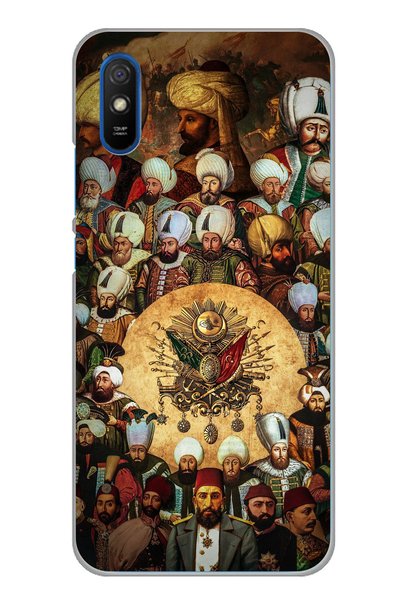 TechTree Redmi 9A Compatible Ottoman Sultans Transparent Silicone Case