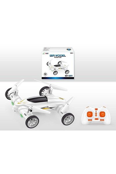 rexa Friction Powered Kids Drone Car Toy, Look Like A Drone Pack Of 1 (WHITE)