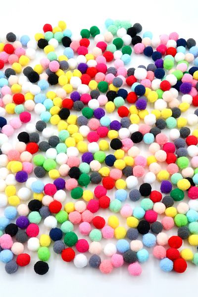 YENİCİ Pompom 500 Pieces 1St Quality (1.2 cm)