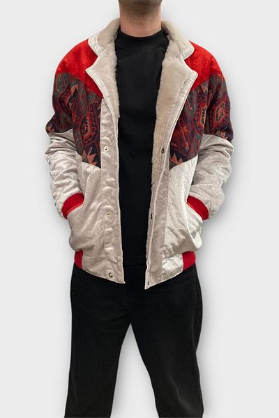 CANMODA (7385) XL размер специално яке с винтидж шарки